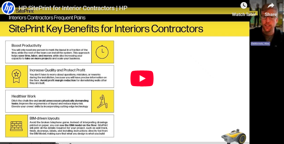 HP SitePrint for Interior Contractors | HP